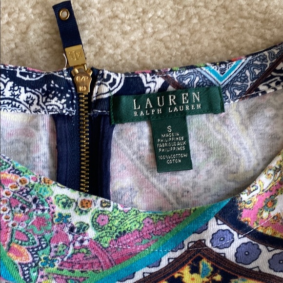 Lauren Ralph Lauren Paisley Women's Top - Picture 2 of 8